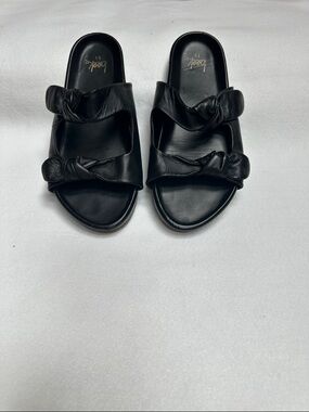beek Black Knotted Double-Strap Slide Sandals – Women size 10